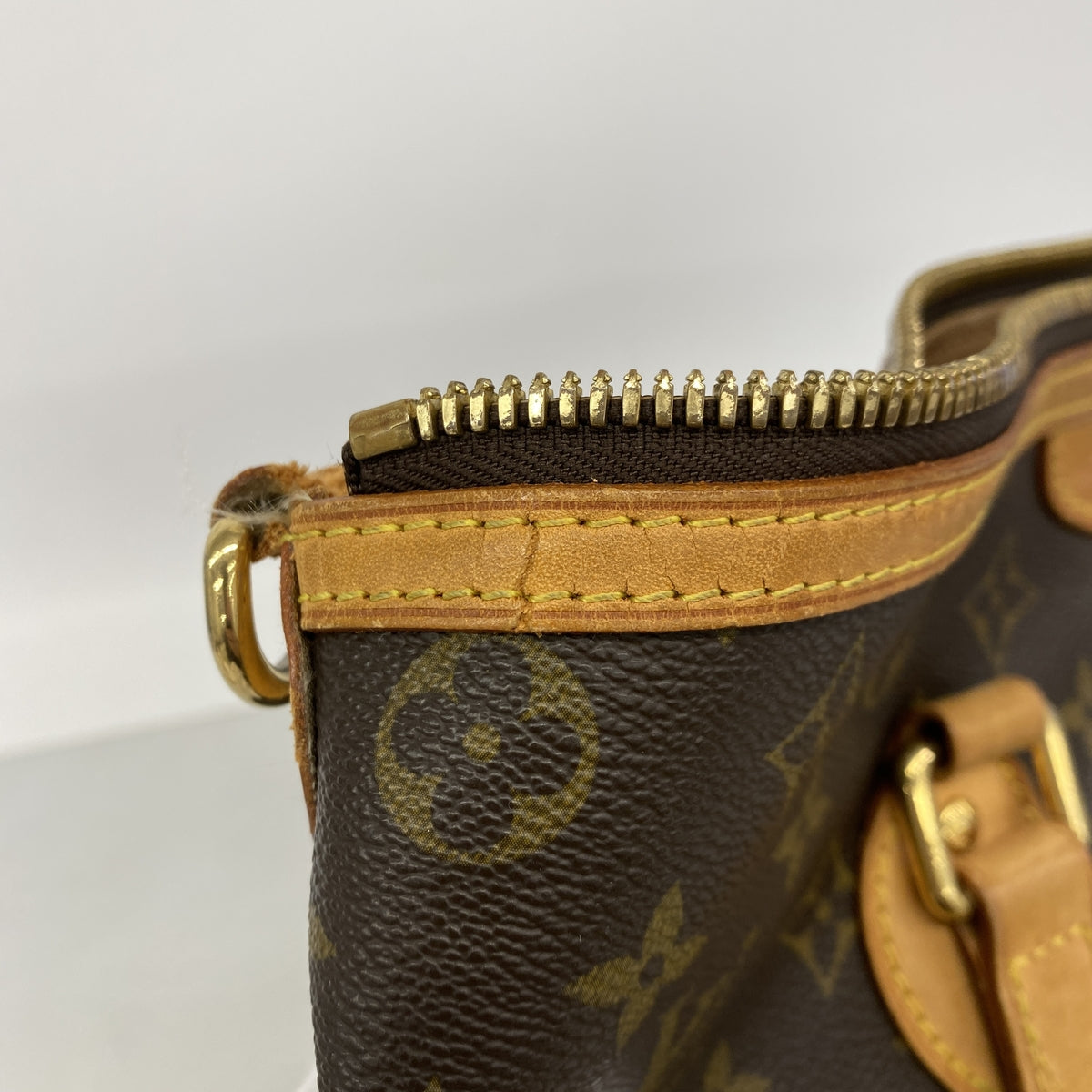 【6ke5790】ルイヴィトン ハンドバッグ モノグラム パレルモPM M40145 ブラウン 2wayバッグ【中古】レディース