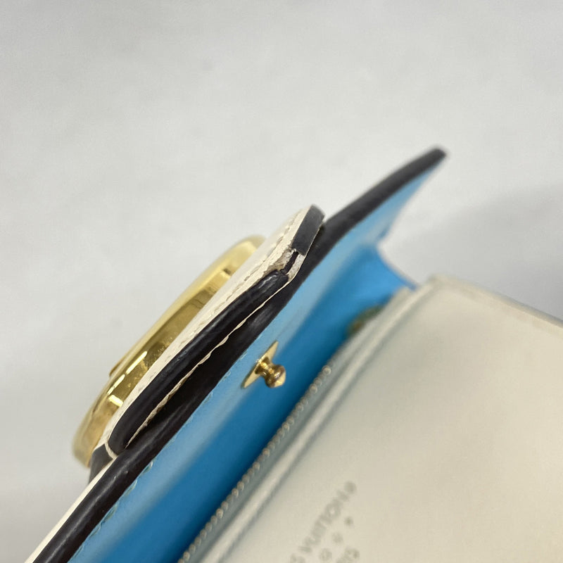 【6ke5795】ルイヴィトン 三つ折り財布 ポルトフォイユLVポンヌフ M69176 クレーム【中古】レディース