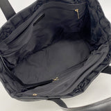 【6ke5797】シャネル トートバッグ ニュートラベル ナイロン ブラック ゴールド金具【中古】レディース
