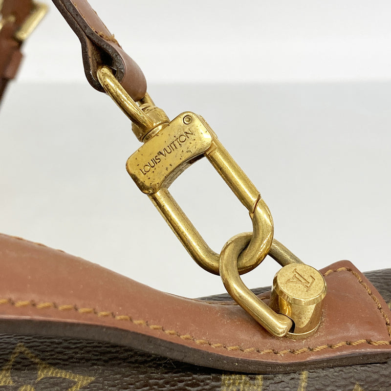 【6ke5810】ルイヴィトン ハンドバッグ モノグラム モンソー26 M51187 ブラウン 2wayバッグ【中古】レディース