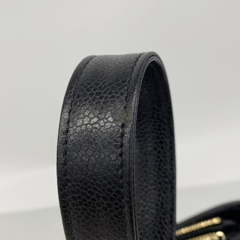 【6ke5856】シャネル ショルダーバッグ チェーンショルダー キャビアスキン ブラック ゴールド金具【中古】レディース