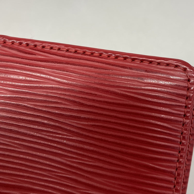 【6ke5888】ルイヴィトン カードケース エピ オーガナイザードゥポッシュ M63587 カスティリアンレッド【中古】メンズ レディース ユニセックス