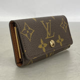 【6ke5899】ルイヴィトン キーケース モノグラム ミュルティクレ4 M69517 ブラウン【中古】レディース