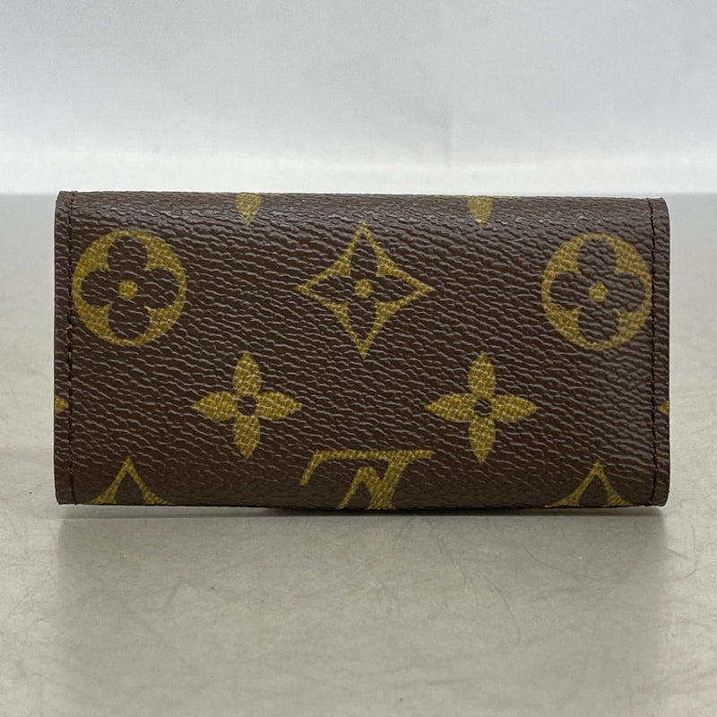 【6ke5899】ルイヴィトン キーケース モノグラム ミュルティクレ4 M69517 ブラウン【中古】レディース