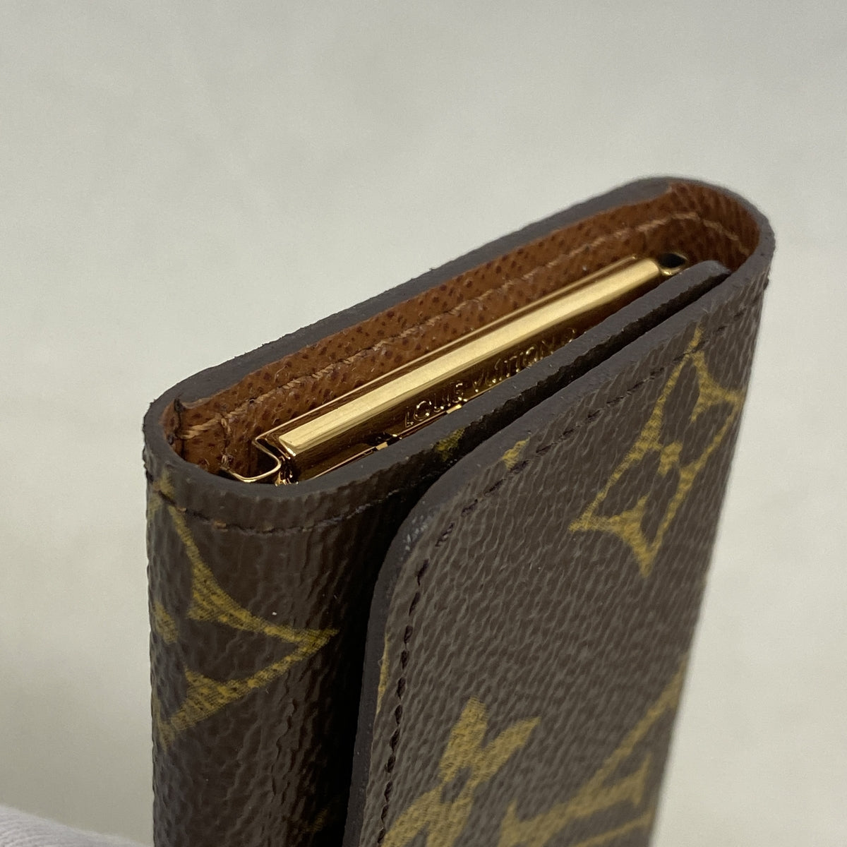 【6ke5899】ルイヴィトン キーケース モノグラム ミュルティクレ4 M69517 ブラウン【中古】レディース