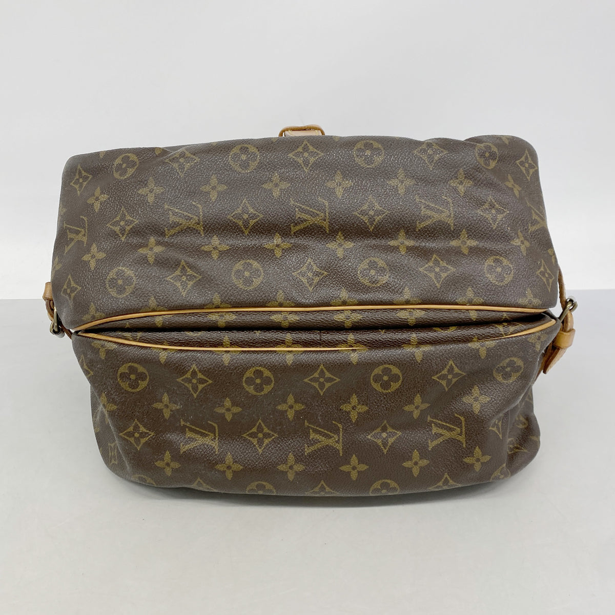 【6ke5901】ルイヴィトン ショルダーバッグ モノグラム ソミュール35 M42254 ブラウン【中古】レディース