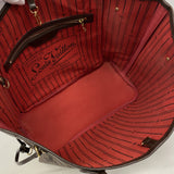 【6ke5902】ルイヴィトン トートバッグ ダミエ ネヴァーフルMM N51105 エベヌ【中古】レディース