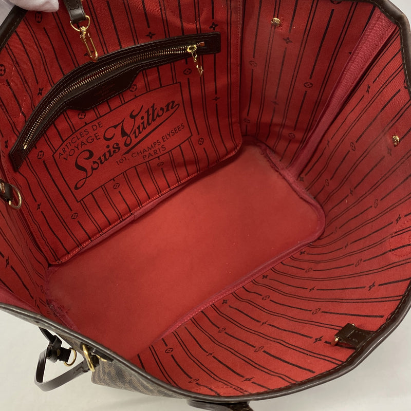 【6ke5902】ルイヴィトン トートバッグ ダミエ ネヴァーフルMM N51105 エベヌ【中古】レディース