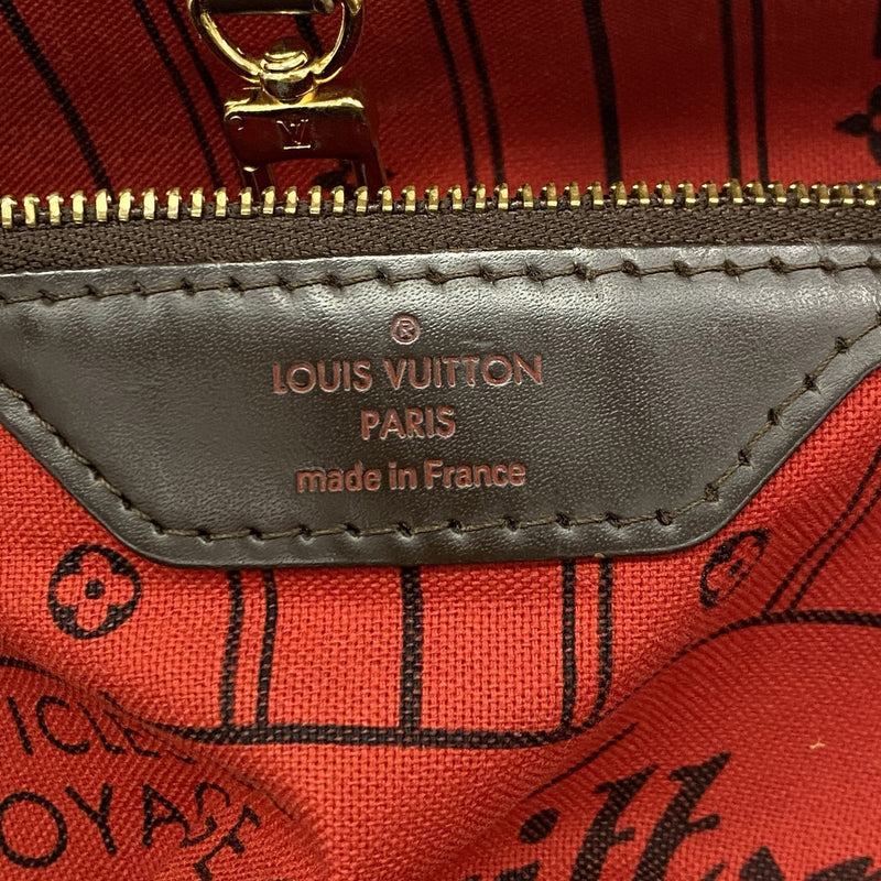 【6ke5902】ルイヴィトン トートバッグ ダミエ ネヴァーフルMM N51105 エベヌ【中古】レディース