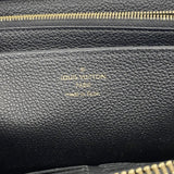 【6ke5906】ルイヴィトン 長財布 モノグラム・アンプラント バイカラー ジッピーウォレット M80481 ブラック ベージュ【中古】レディース