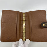 【6ke5909】ルイヴィトン 手帳カバー モノグラム アジェンダPM R20005 ブラウン【中古】メンズ レディース ユニセックス