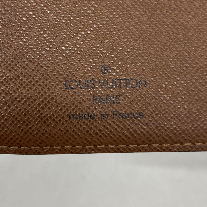 【6ke5909】ルイヴィトン 手帳カバー モノグラム アジェンダPM R20005 ブラウン【中古】メンズ レディース ユニセックス