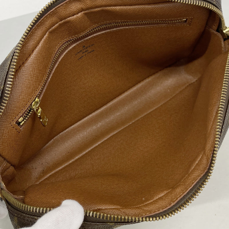 【6ke5914】ルイヴィトン クラッチバッグ モノグラム マルリードラゴンヌGM M51825 ブラウン【中古】メンズ