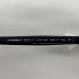 【6ke5919】シャネル サングラス 5171-A プラスチック ブラック シルバー金具【中古】レディース