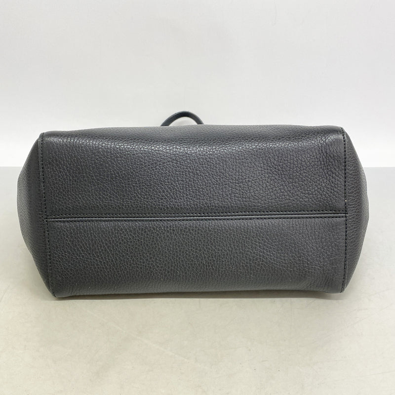 【6ke5932】グッチ トートバッグ 354408 レザー ブラック ゴールド金具【中古】レディース