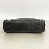 【6ke5945】シャネル ショルダーバッグ マトラッセ チェーンショルダー ラムスキン ブラック シルバー金具【中古】レディース