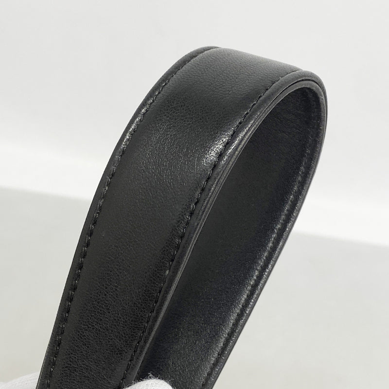 【6ke5945】シャネル ショルダーバッグ マトラッセ チェーンショルダー ラムスキン ブラック シルバー金具【中古】レディース