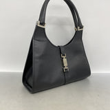 【6ke5953】グッチ ハンドバッグ ジャッキー 002 1067 レザー ブラック シルバー金具【中古】レディース