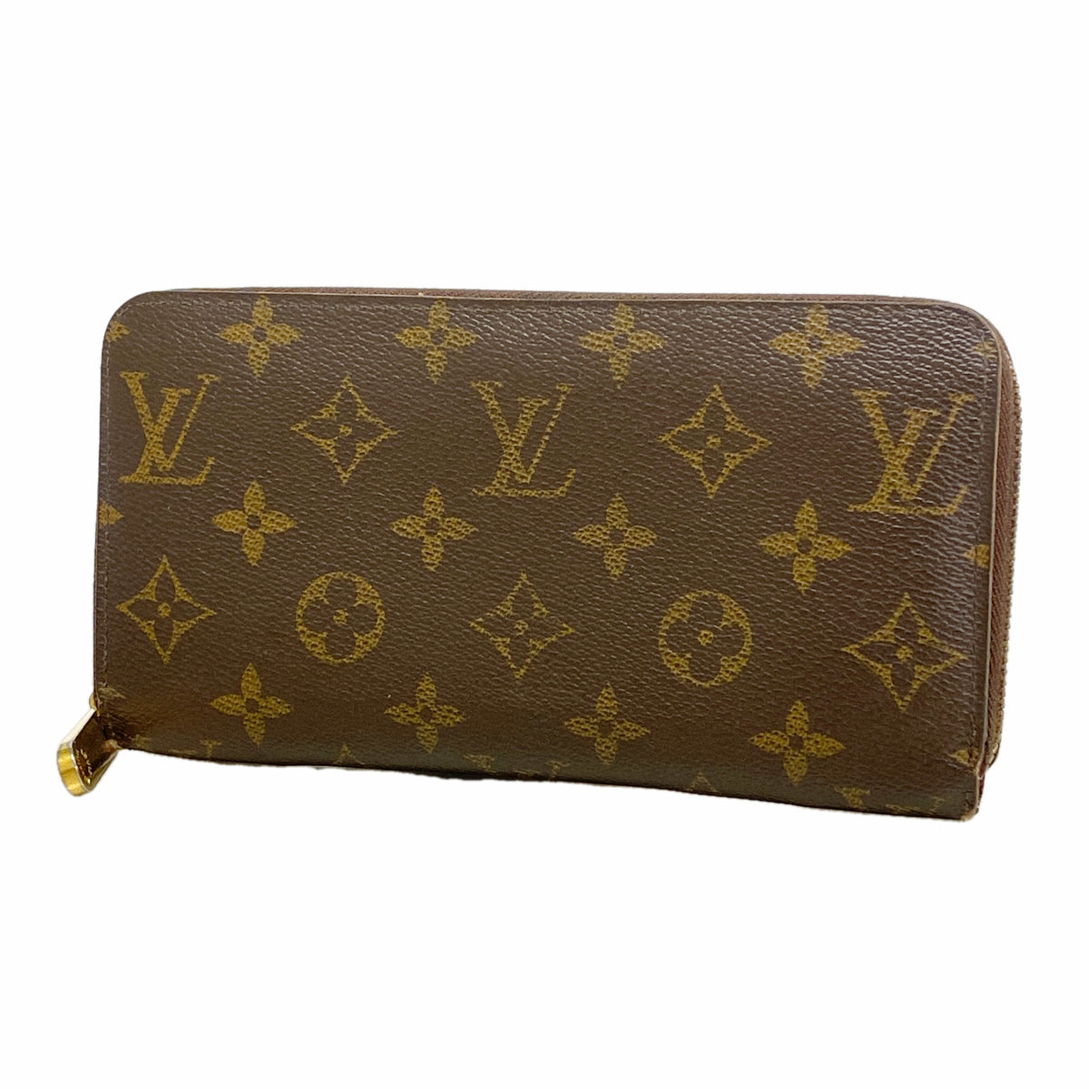【6ke5960】ルイヴィトン 長財布 モノグラム ジッピーウォレット M60017 ブラウン【中古】メンズ レディース ユニセックス