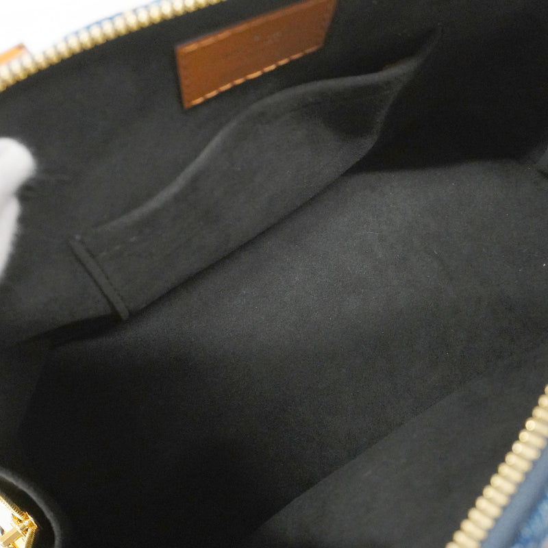 【6ke5965-e】ルイヴィトン ハンドバッグ マルタージュ アルマBB M55048 ブルー ブラウン 2wayバッグ【中古】レディース