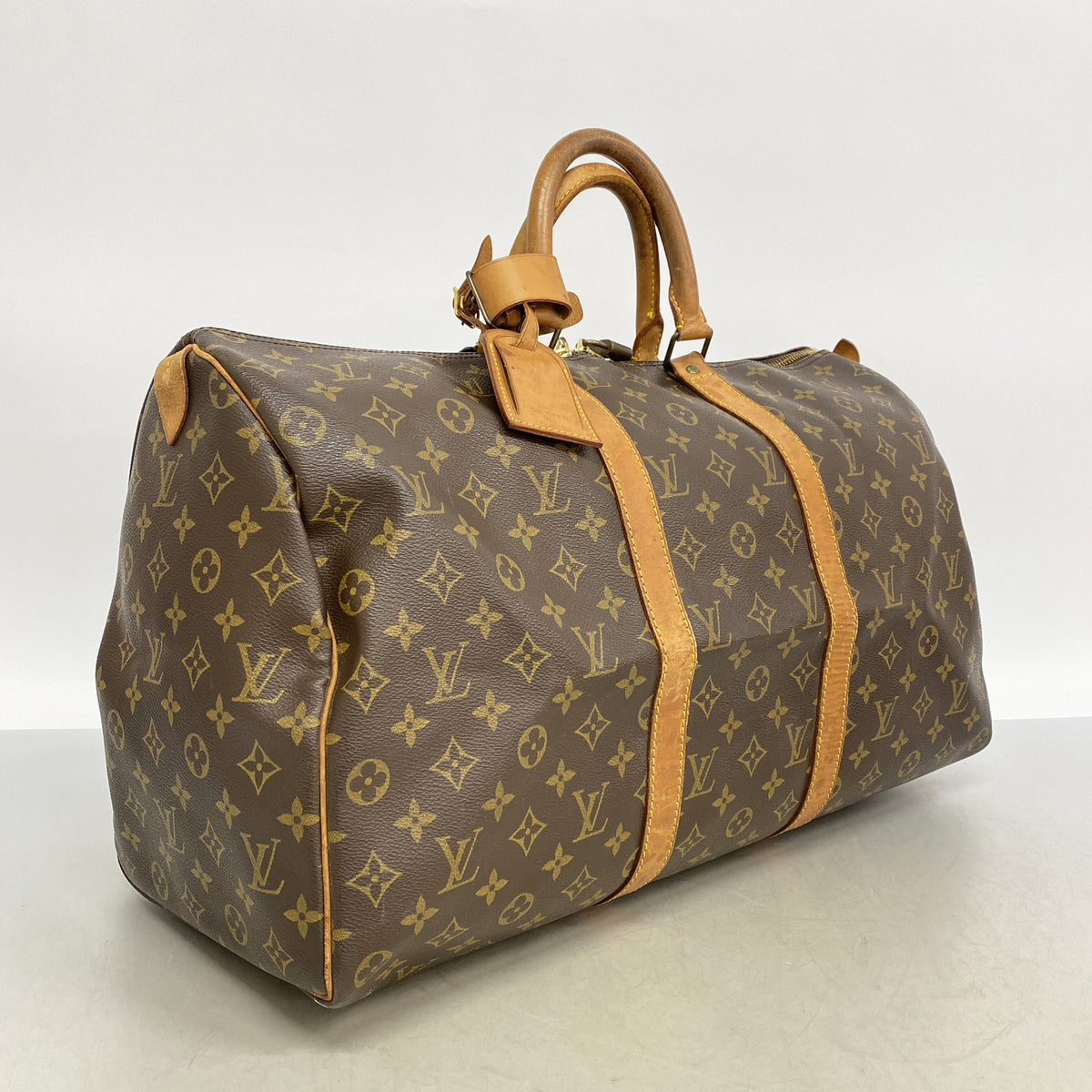 【6ke5973】ルイヴィトン ボストンバッグ モノグラム キーポル50 M41426 ブラウン【中古】メンズ レディース ユニセックス