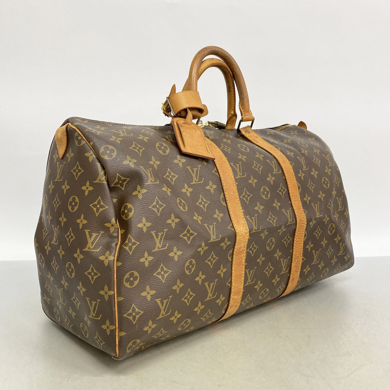 【6ke5973】ルイヴィトン ボストンバッグ モノグラム キーポル50 M41426 ブラウン【中古】メンズ レディース ユニセックス