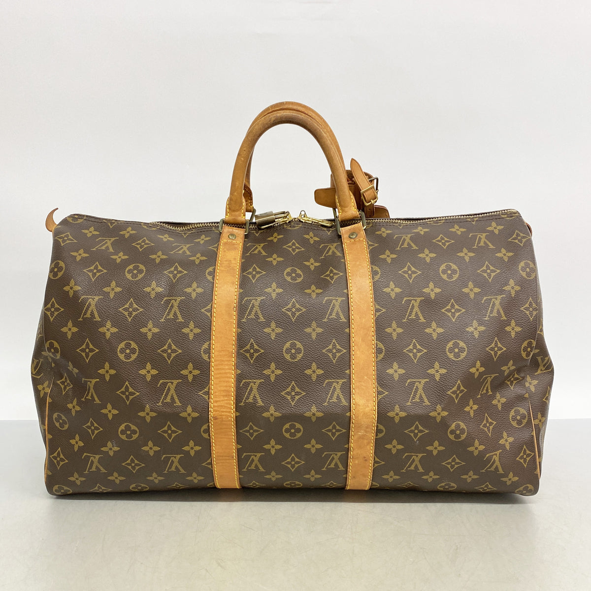 【6ke5973】ルイヴィトン ボストンバッグ モノグラム キーポル50 M41426 ブラウン【中古】メンズ レディース ユニセックス