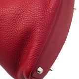 【6ke6005】エルメス ハンドバッグ ピコタンロックPM トリヨンクレマンス ルージュグレナ シルバー金具 Y刻印【中古】レディース