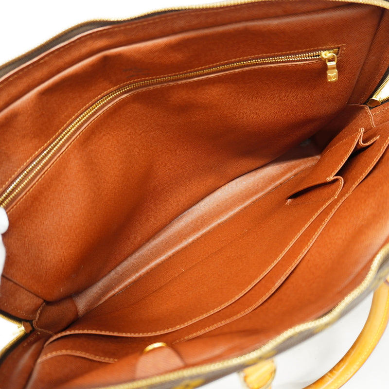 【6ke6045】ルイヴィトン ビジネスバッグ モノグラム ポルトドキュマンヴォワヤージュ M53361 ブラウン【中古】メンズ