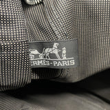 【6ke6090】エルメス トートバッグ エールラインMM ナイロン グレー シルバー金具【中古】メンズ レディース ユニセックス