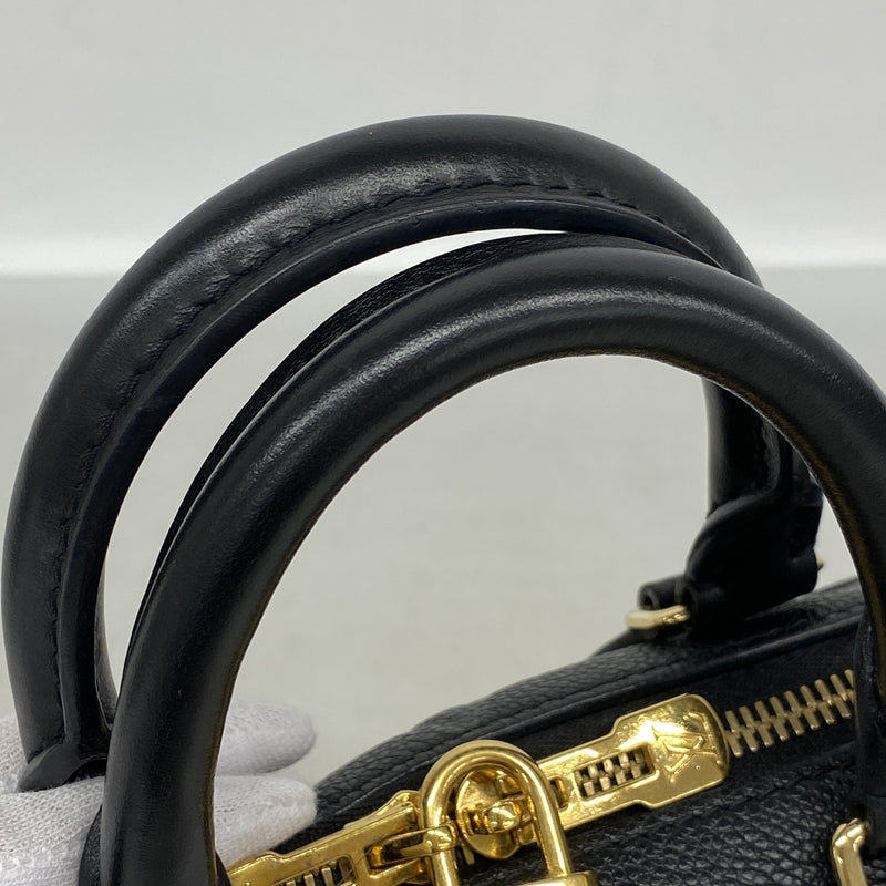 【6ke6112】ルイヴィトン ハンドバッグ モノグラム・アンプラント スピーディバンドリエール20 M58953 ノワール 2wayバッグ【中古】レディース