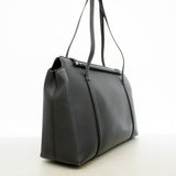 【6ke6118】カルティエ ショルダーバッグ レザー ブラック シルバー金具【中古】レディース