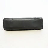 【6ke6118】カルティエ ショルダーバッグ レザー ブラック シルバー金具【中古】レディース