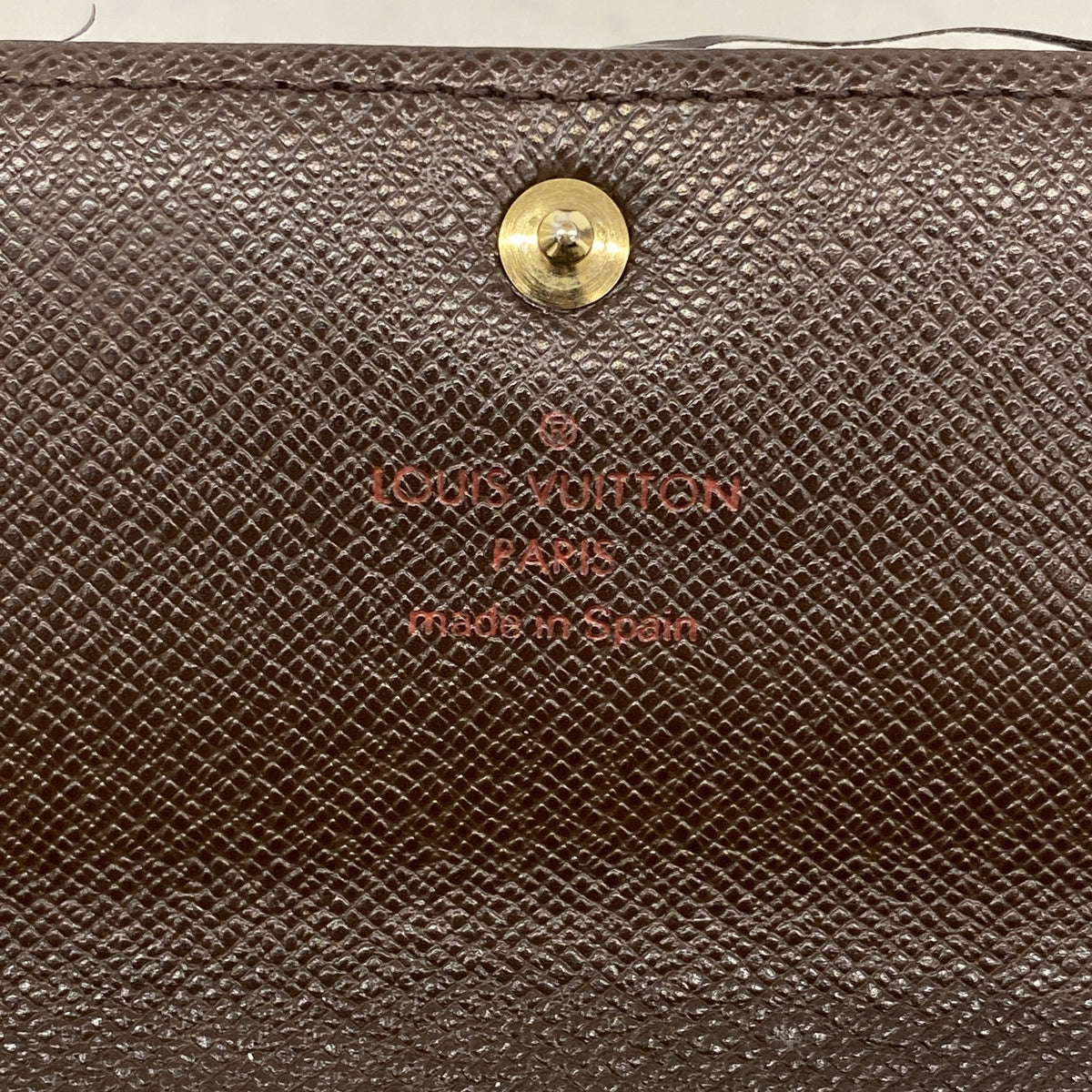 【6ke6168】ルイヴィトン 長財布 ダミエ ポシェットポルトモネクレディ N61725 エベヌ【中古】レディース