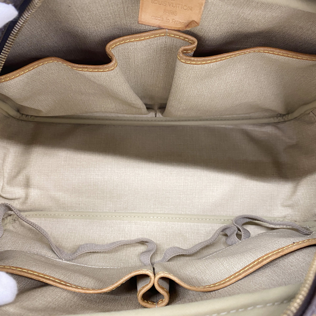 【6ke6194】ルイヴィトン ハンドバッグ モノグラム ドーヴィル M47270 ブラウン【中古】レディース