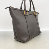 【6ke6243】グッチ トートバッグ バンブー 339548 レザー ブラウン シャンパンゴールド金具【中古】レディース