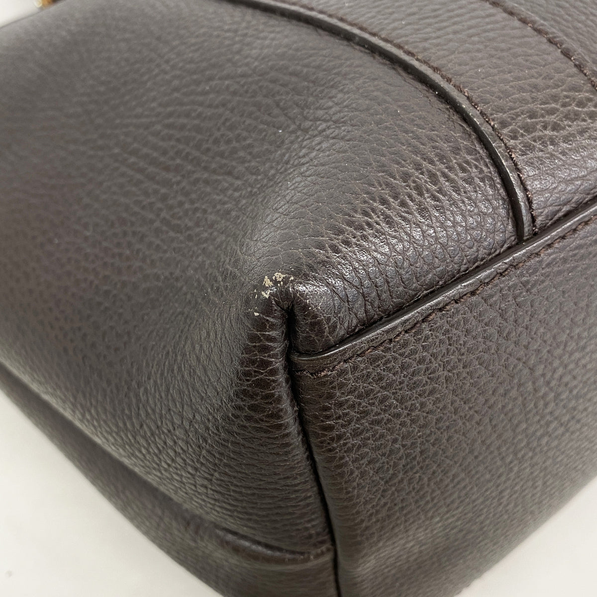 【6ke6243】グッチ トートバッグ バンブー 339548 レザー ブラウン シャンパンゴールド金具【中古】レディース