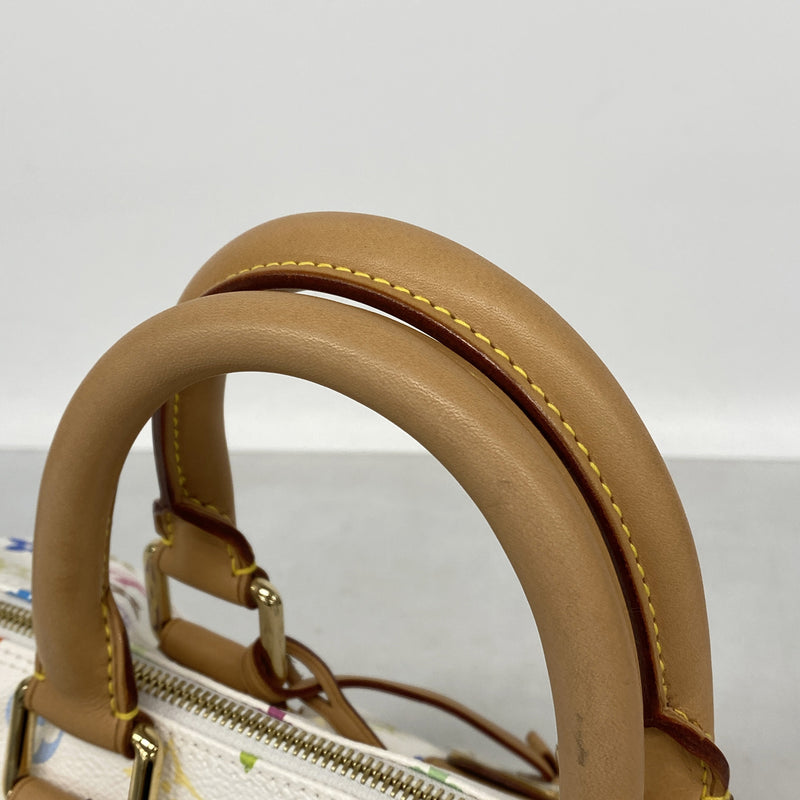 【6ke6293】ルイヴィトン ハンドバッグ モノグラム・マルチカラー スピーディ30 M92643 ブロン【中古】レディース