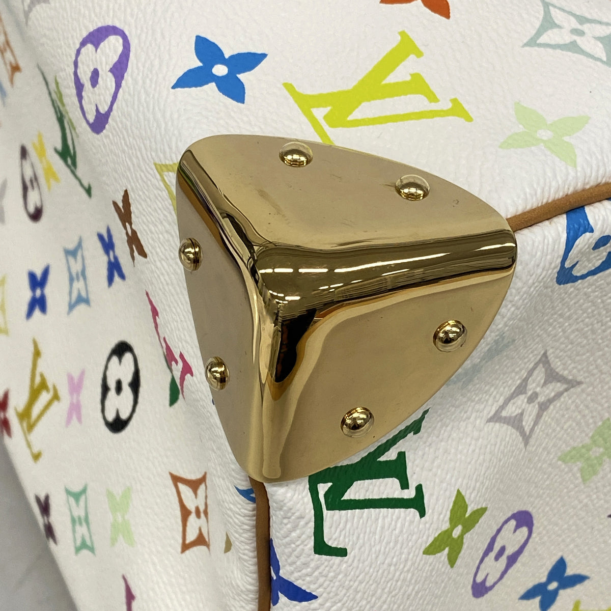 【6ke6293】ルイヴィトン ハンドバッグ モノグラム・マルチカラー スピーディ30 M92643 ブロン【中古】レディース