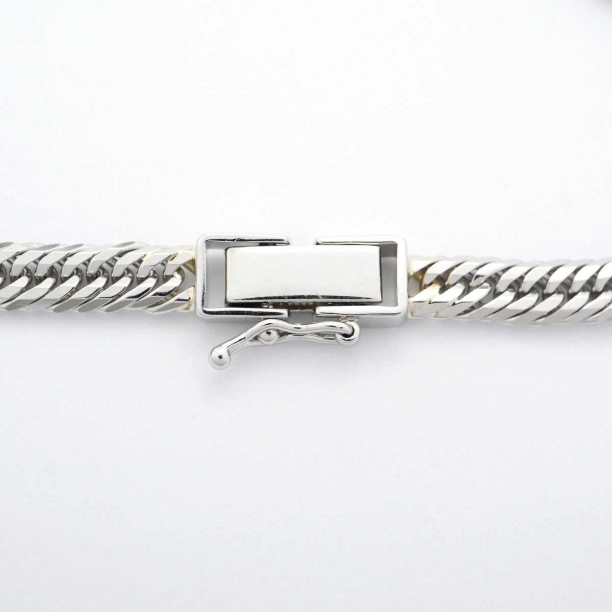 【6kha0015】喜平 ブレスレット Pt850 プラチナ トリプル 12面 17.1cm 11.1g キヘイ【中古】メンズ レディース ユニセックス