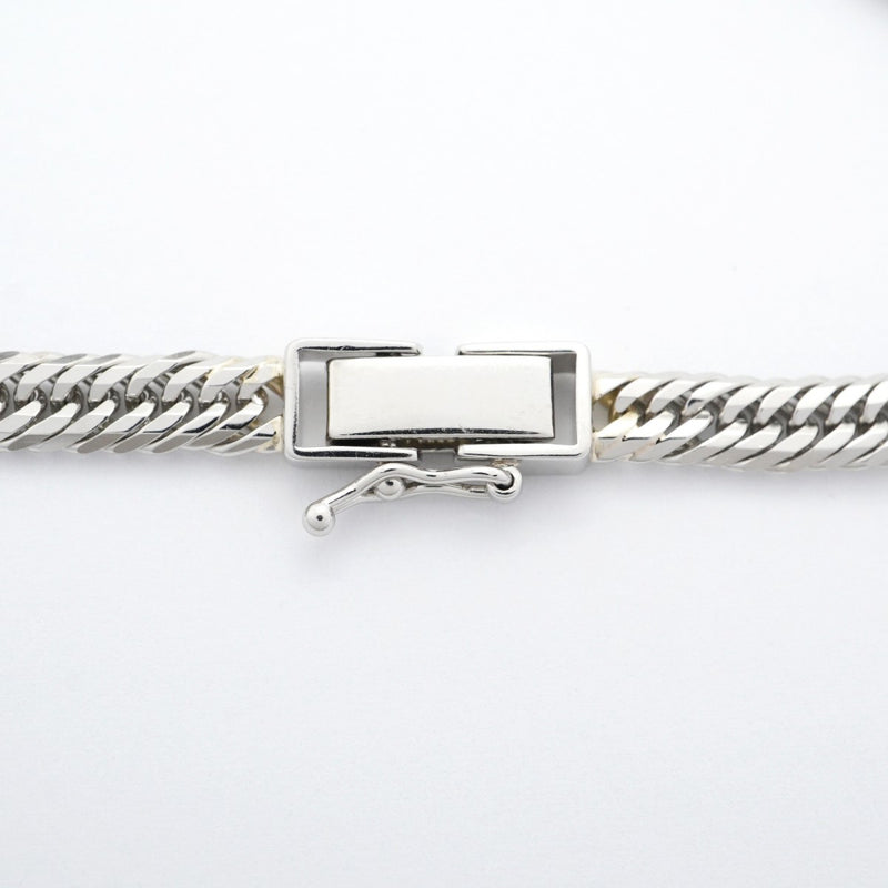 【6kha0015】喜平 ブレスレット Pt850 プラチナ トリプル 12面 17.1cm 11.1g キヘイ【中古】メンズ レディース ユニセックス