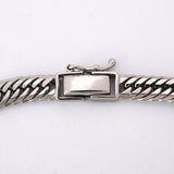 【6kha0092】喜平 ブレスレット Pt850 プラチナ トリプル 12面 18.6cm 19g キヘイ【中古】メンズ レディース ユニセックス