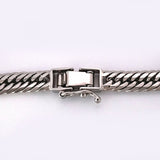 【6kha0092】喜平 ブレスレット Pt850 プラチナ トリプル 12面 18.6cm 19g キヘイ【中古】メンズ レディース ユニセックス