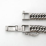 【6kha0092】喜平 ブレスレット Pt850 プラチナ トリプル 12面 18.6cm 19g キヘイ【中古】メンズ レディース ユニセックス