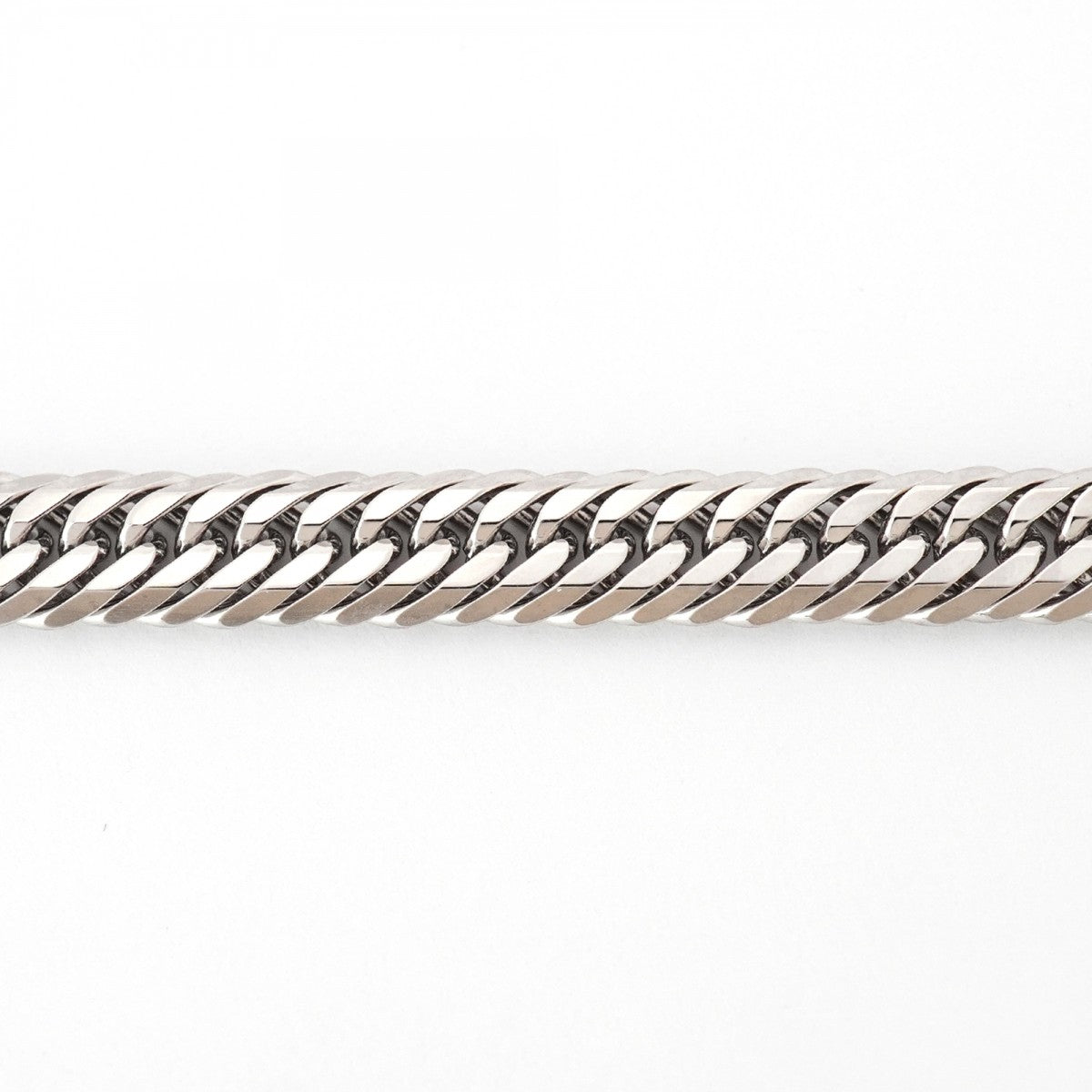 【6kha0092】喜平 ブレスレット Pt850 プラチナ トリプル 12面 18.6cm 19g キヘイ【中古】メンズ レディース ユニセックス