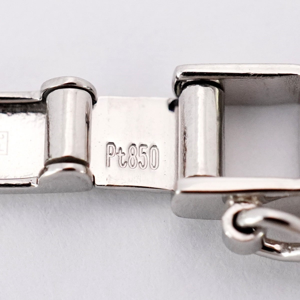 【6kha0092】喜平 ブレスレット Pt850 プラチナ トリプル 12面 18.6cm 19g キヘイ【中古】メンズ レディース ユニセックス