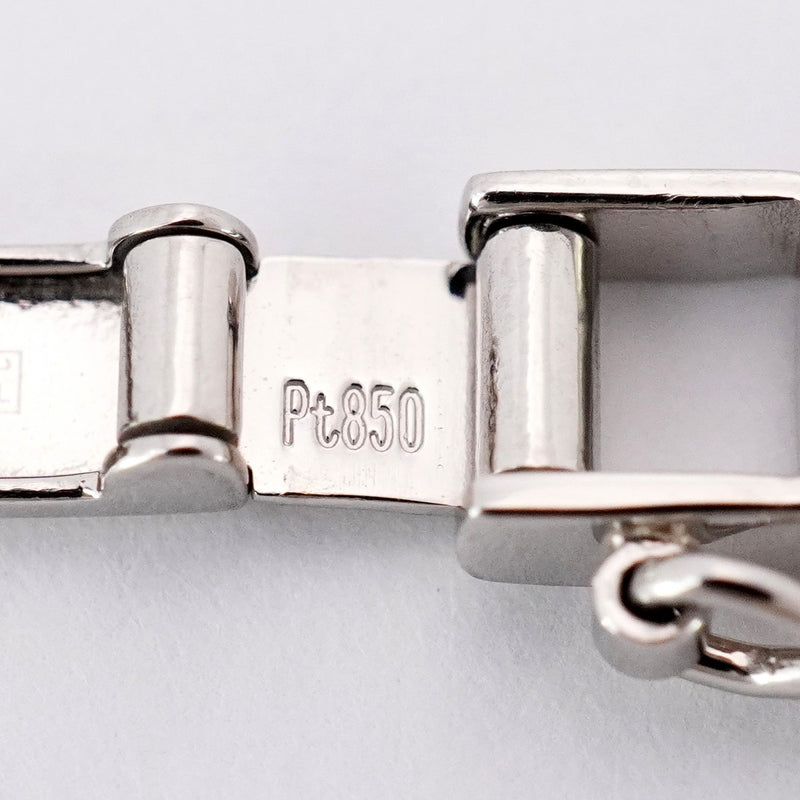 【6kha0092】喜平 ブレスレット Pt850 プラチナ トリプル 12面 18.6cm 19g キヘイ【中古】メンズ レディース ユニセックス