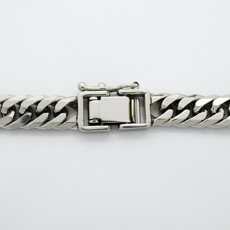 【6khb0075】喜平 ブレスレット Pt850 プラチナ 6面 ダブル 20.4cm 30.3g キヘイ【中古】メンズ レディース ユニセックス