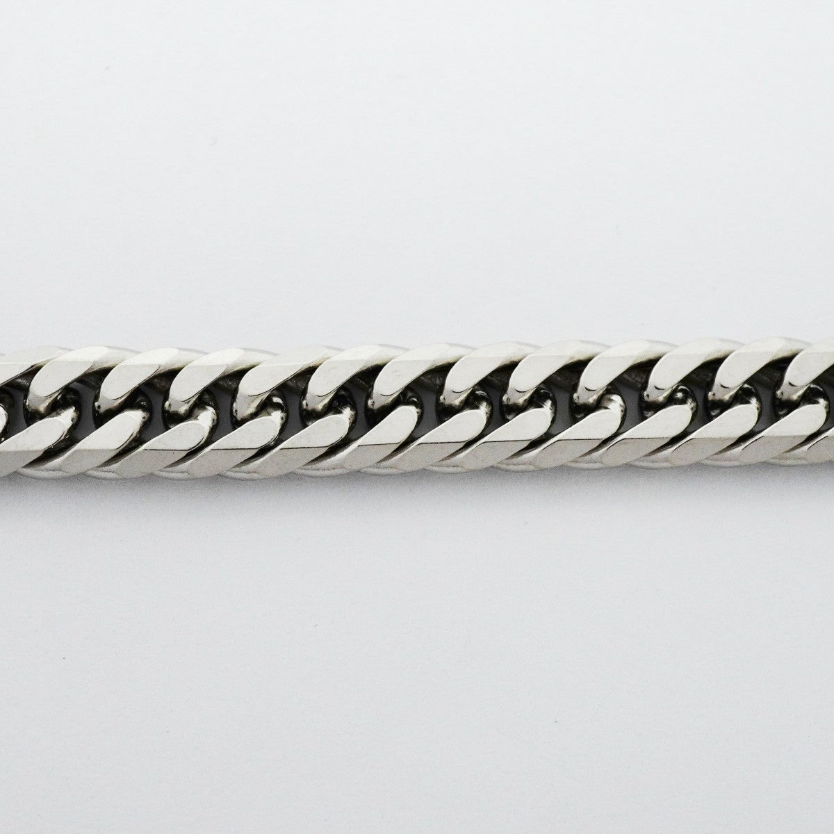 【6khb0075】喜平 ブレスレット Pt850 プラチナ 6面 ダブル 20.4cm 30.3g キヘイ【中古】メンズ レディース ユニセックス