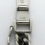 【6khb0075】喜平 ブレスレット Pt850 プラチナ 6面 ダブル 20.4cm 30.3g キヘイ【中古】メンズ レディース ユニセックス